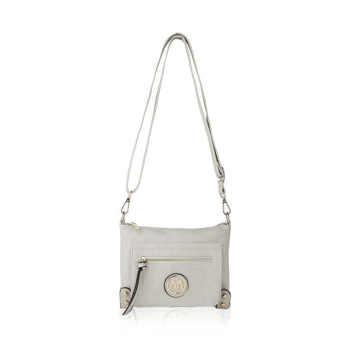 MKFCollection Rudy Crossbody Bag - Vegan Leather Designer Handbag Image 4