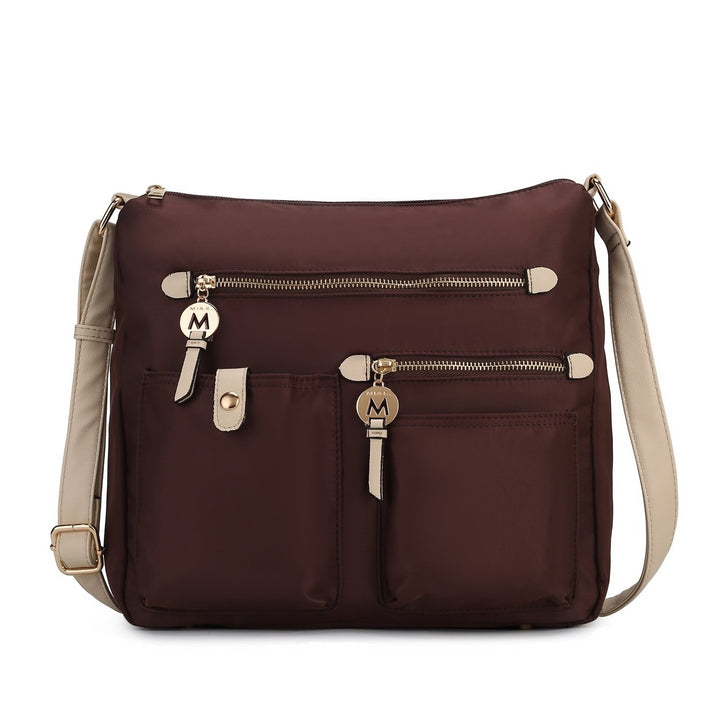 MKFCollection Serena Shoulder Bag - Vegan Leather Designer Handbag Image 4