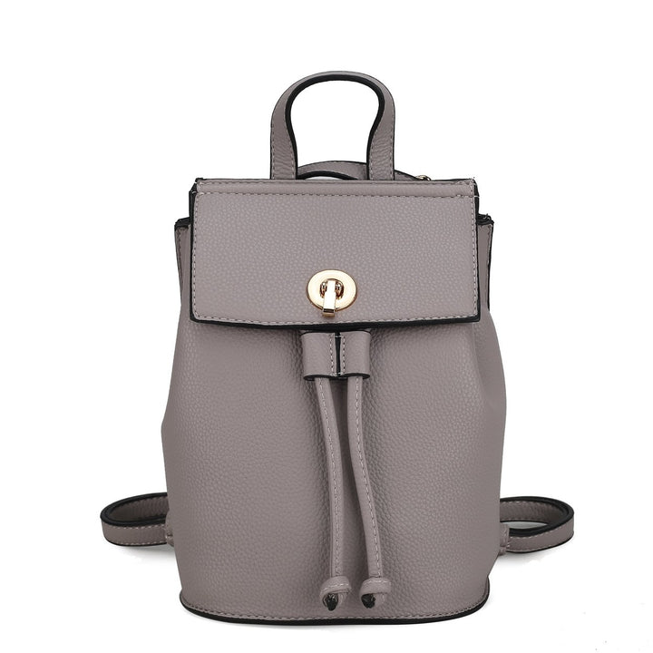 MKFCollection Serafina Backpack - Vegan Leather Designer Handbag Image 1