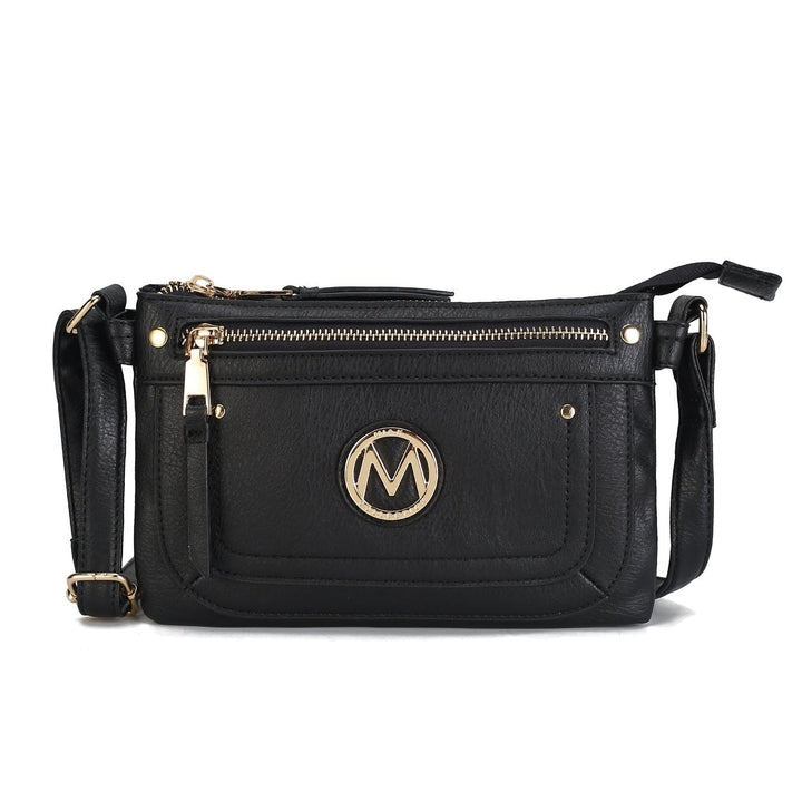 MKFCollection Elaina Crossbody Bag - Vegan Leather Designer Handbag Image 1