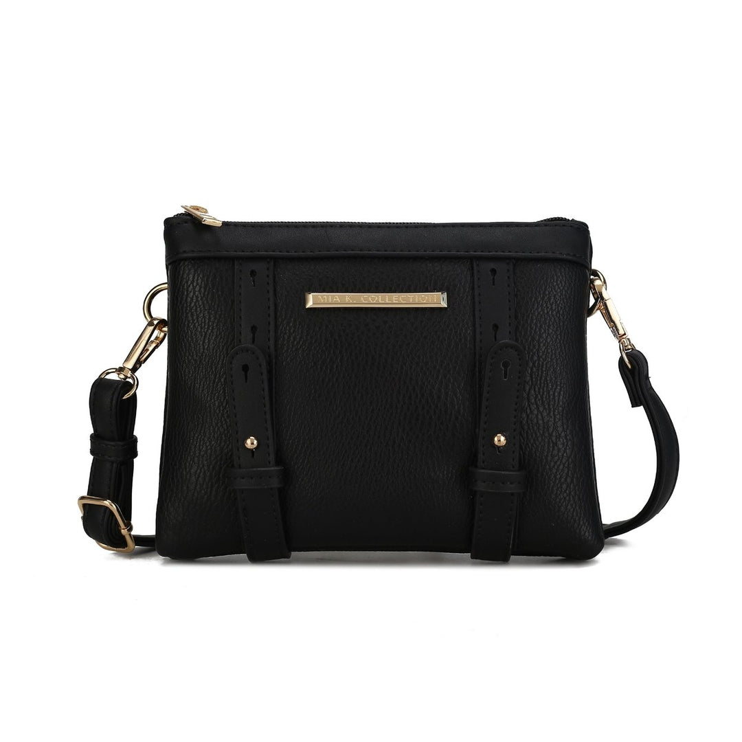 MKFCollection Elsie Crossbody Bag - Vegan Leather Designer Handbag Image 2