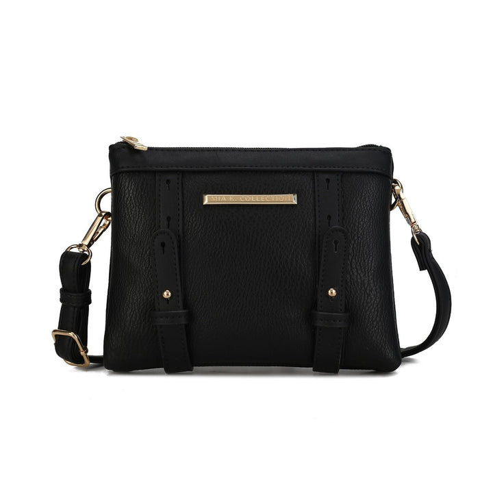 MKFCollection Elsie Crossbody Bag - Vegan Leather Designer Handbag Image 1