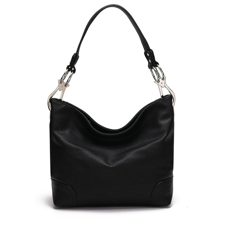 MKFCollection Emily Hobo Bag - Vegan Leather Designer Handbag Image 2