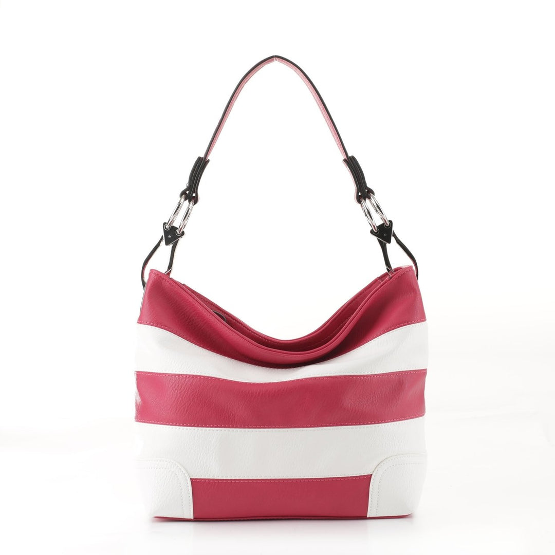 MKFCollection Emily Shoulder Bag - Vegan Leather Designer Handbag Image 4