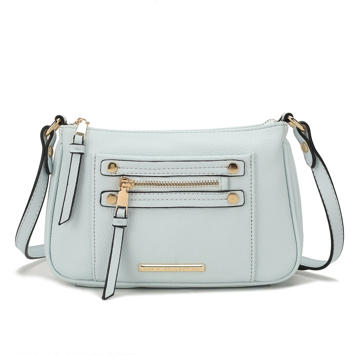 MKFCollection Essie Crossbody Bag - Vegan Leather Designer Handbag Image 4