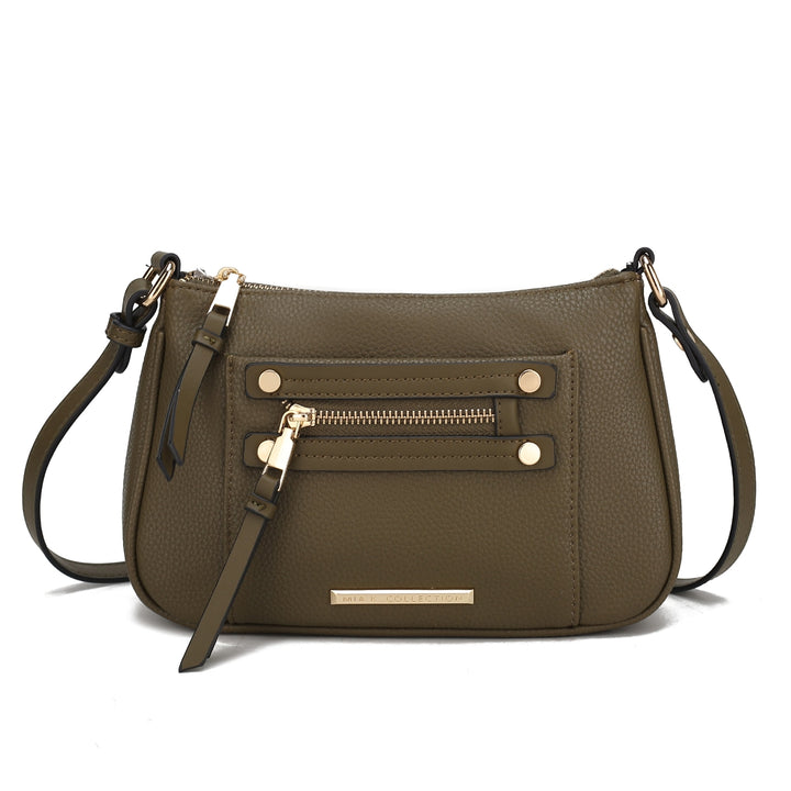 MKFCollection Essie Crossbody Bag - Vegan Leather Designer Handbag Image 9