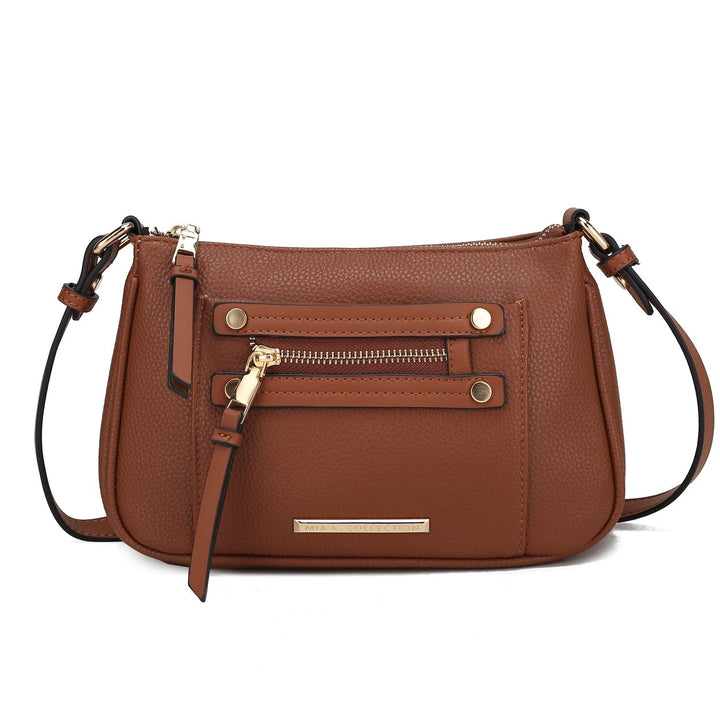 MKFCollection Essie Crossbody Bag - Vegan Leather Designer Handbag Image 10