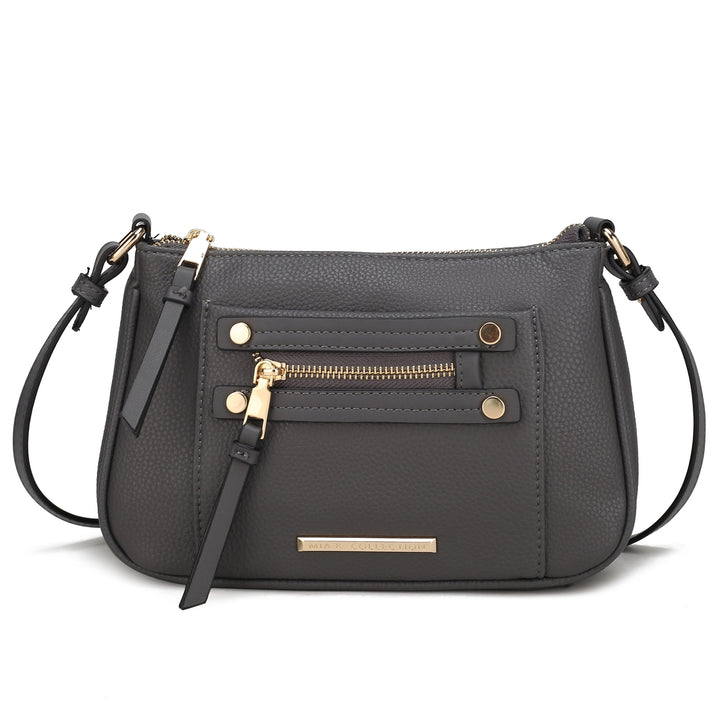 MKFCollection Essie Crossbody Bag - Vegan Leather Designer Handbag Image 11