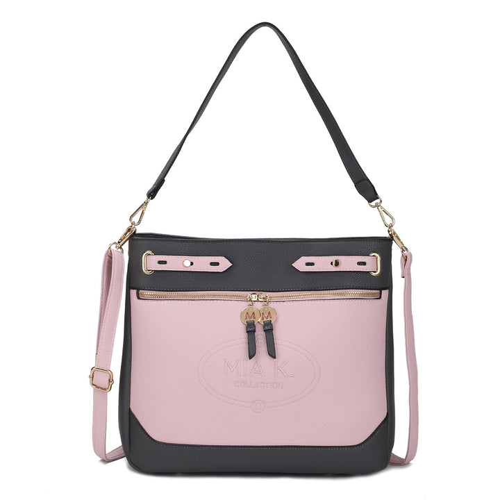 MKFCollection Evie Shoulder Bag - Vegan Leather Designer Handbag Image 4