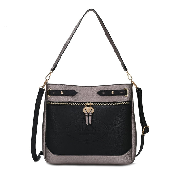 MKFCollection Evie Shoulder Bag - Vegan Leather Designer Handbag Image 1