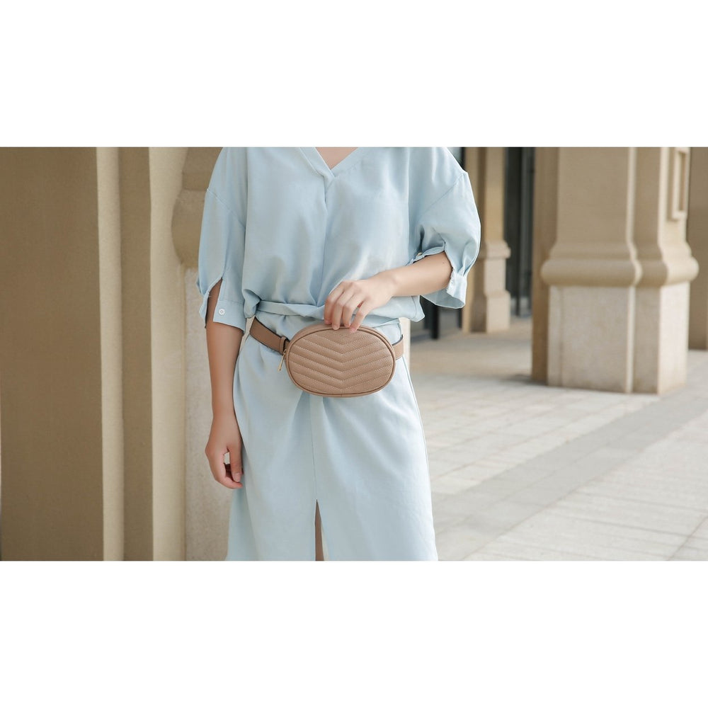 MKFCollection Fatima Belt Bag - Vegan Leather Designer Handbag Image 2