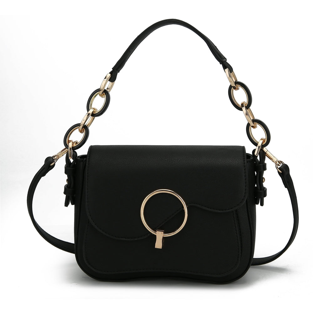 MKFCollection Fantasia Shouder Bag - Vegan Leather Designer Handbag Image 2