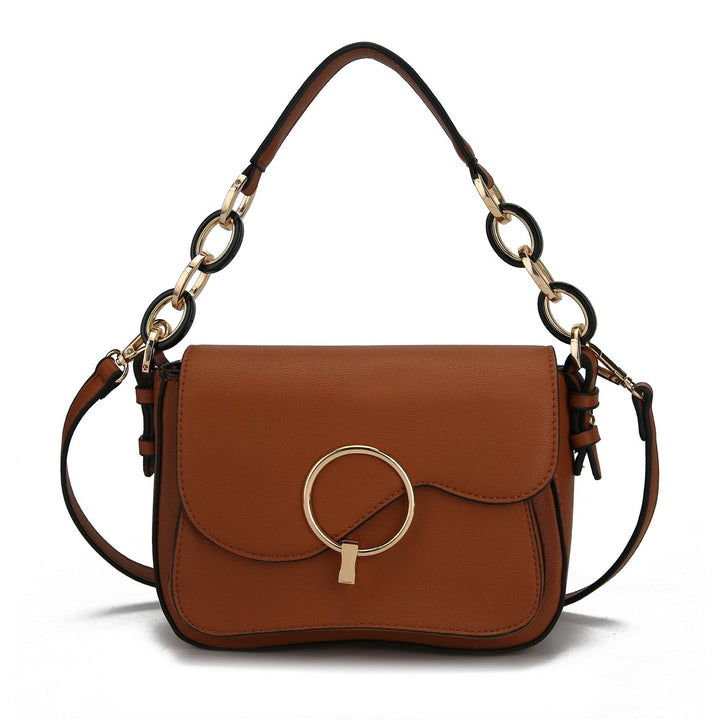 MKFCollection Fantasia Shouder Bag - Vegan Leather Designer Handbag Image 3