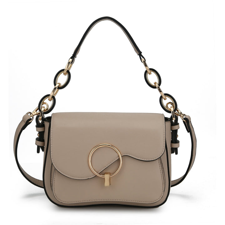 MKFCollection Fantasia Shouder Bag - Vegan Leather Designer Handbag Image 6