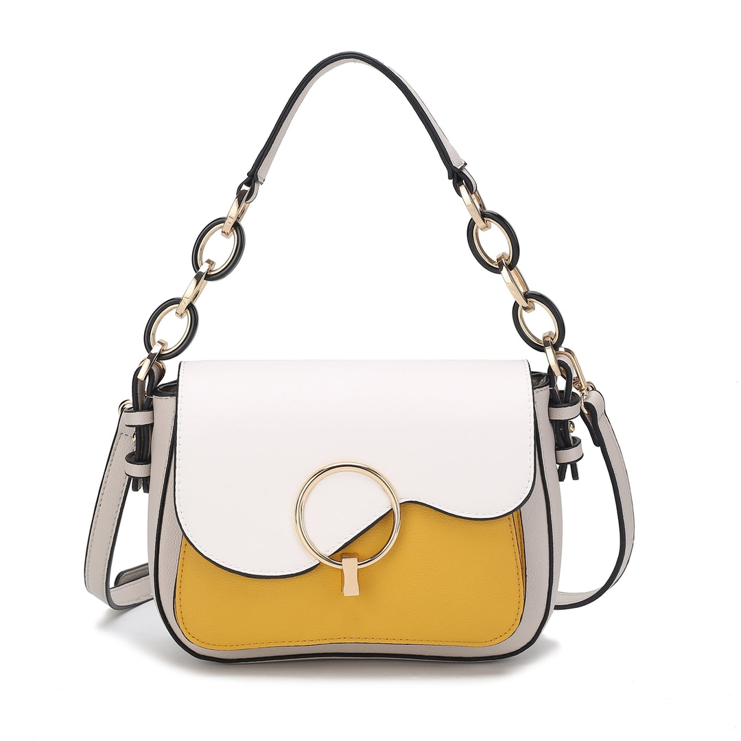 MKFCollection Fantasia Shouder Bag - Vegan Leather Designer Handbag Image 7