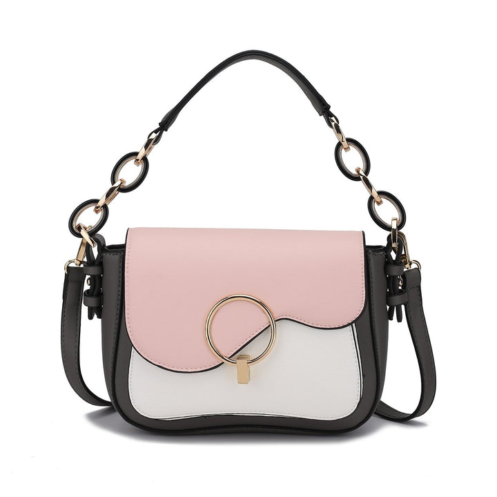 MKFCollection Fantasia Shouder Bag - Vegan Leather Designer Handbag Image 9