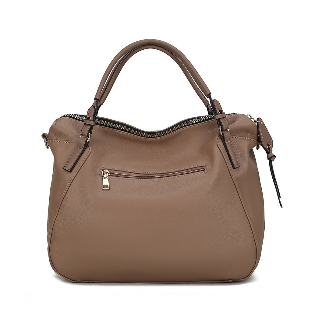 MKFCollection Fiorella Weekender Bag - Vegan Leather Designer Handbag Image 3