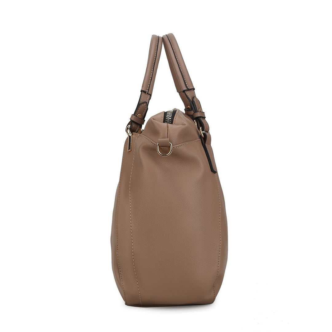 MKFCollection Fiorella Weekender Bag - Vegan Leather Designer Handbag Image 4