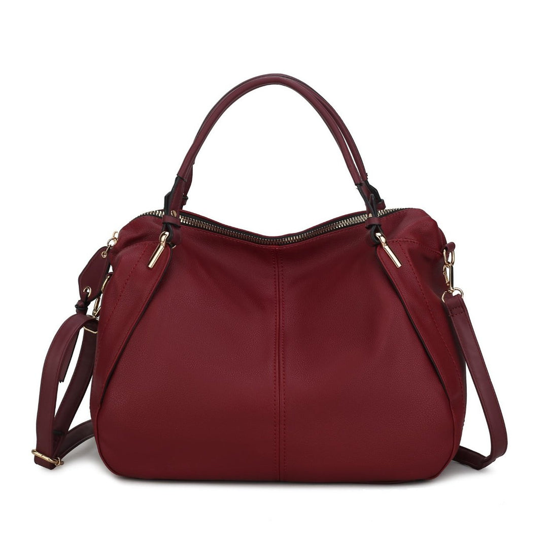 MKFCollection Fiorella Weekender Bag - Vegan Leather Designer Handbag Image 9