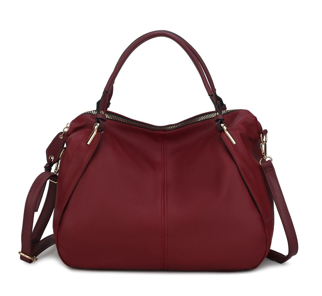 MKFCollection Fiorella Weekender Bag - Vegan Leather Designer Handbag Image 9