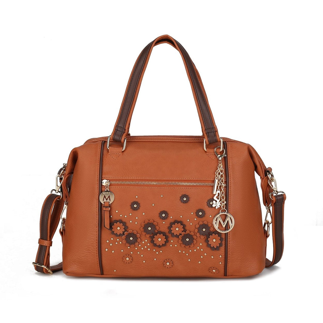 MKFCollection Francis Tote Bag - Vegan Leather Designer Handbag Image 4