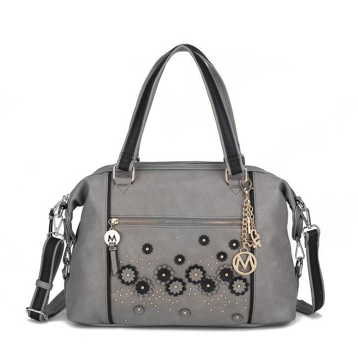 MKFCollection Francis Tote Bag - Vegan Leather Designer Handbag Image 6