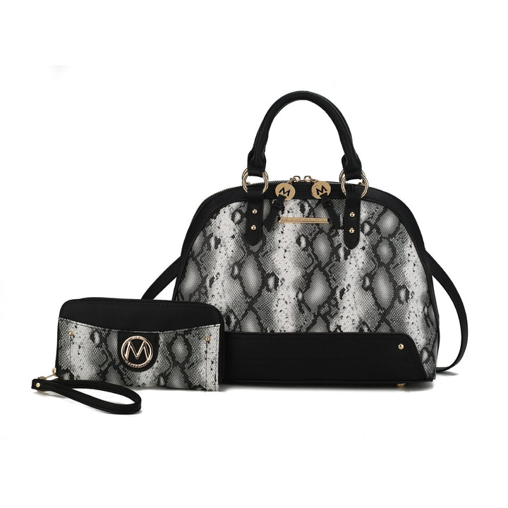 MKFCollection Frida II Shoulder bag and Set - Vegan Leather Designer Handbag Image 1