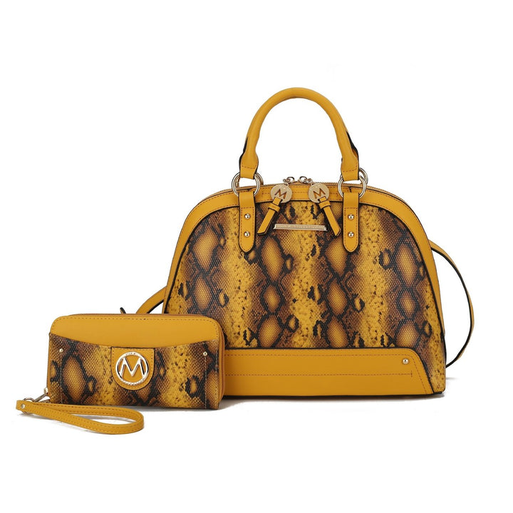 MKFCollection Frida II Shoulder bag and Set - Vegan Leather Designer Handbag Image 1