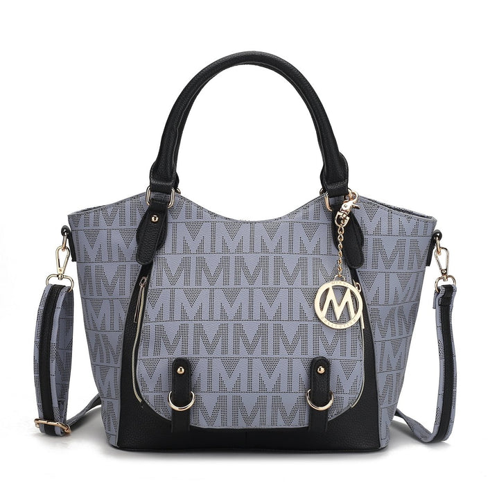 MKFCollection Fula Signature Shoulder Bag - Vegan Leather Designer Handbag Image 9