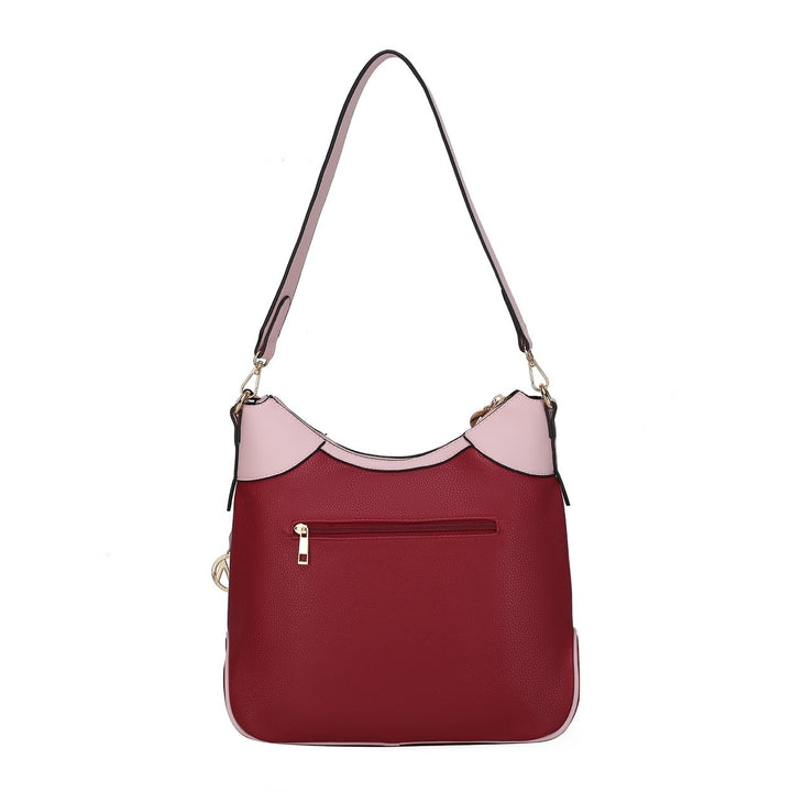 MKFCollection Josie Shoulder Bag - Vegan Leather Designer Handbag Image 12