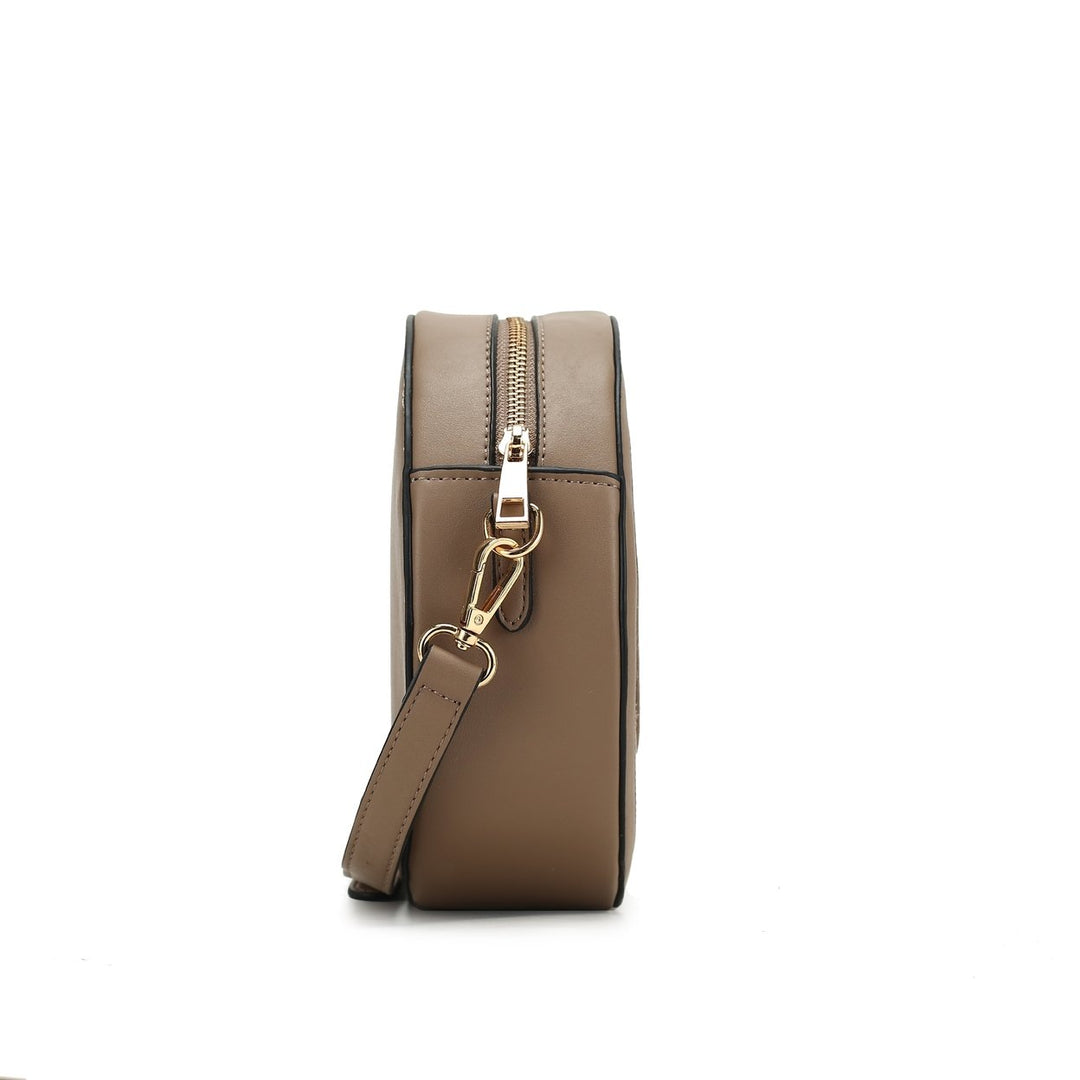 MKFCollection Acacia canteen crossbody bag - Vegan Leather Designer Handbag Image 4