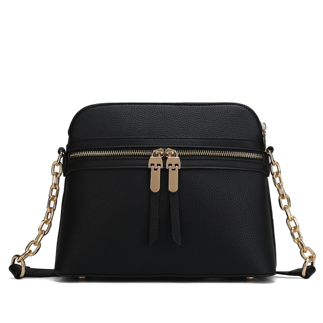 MKFCollection Kelisse Crossbody Bag - Vegan Leather Designer Handbag Image 2