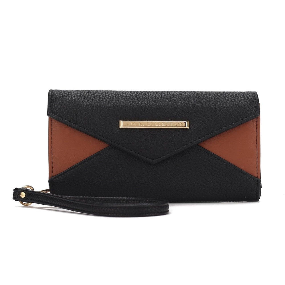 MKFCollection Kearny Wallet - Vegan Leather Designer Handbag Image 2