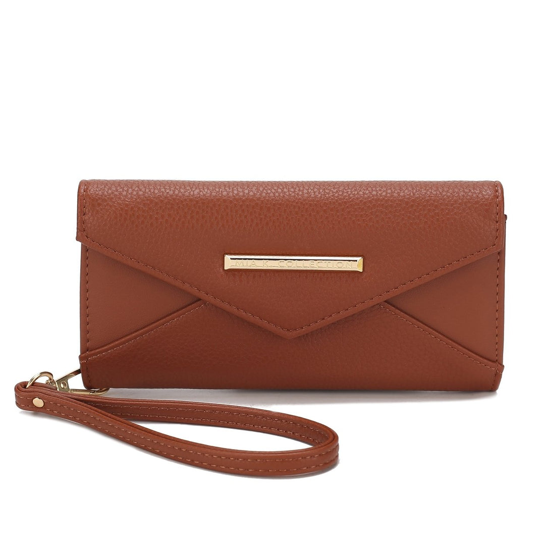 MKFCollection Kearny Wallet - Vegan Leather Designer Handbag Image 4