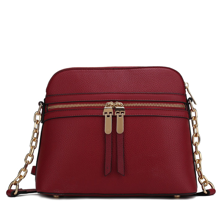 MKFCollection Kelisse Crossbody Bag - Vegan Leather Designer Handbag Image 9