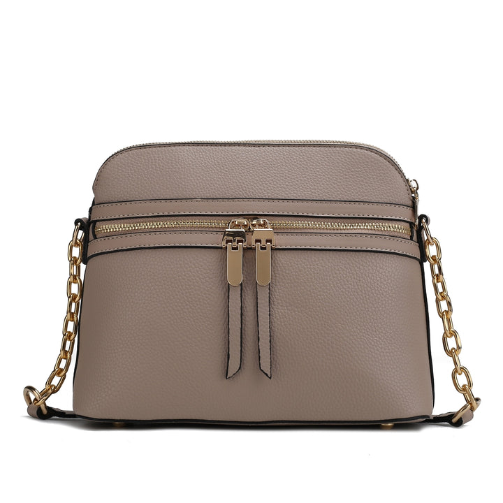 MKFCollection Kelisse Crossbody Bag - Vegan Leather Designer Handbag Image 10