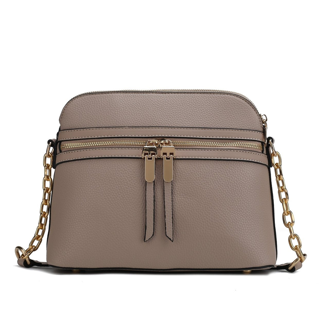 MKFCollection Kelisse Crossbody Bag - Vegan Leather Designer Handbag Image 1