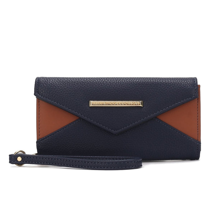 MKFCollection Kearny Wallet - Vegan Leather Designer Handbag Image 9