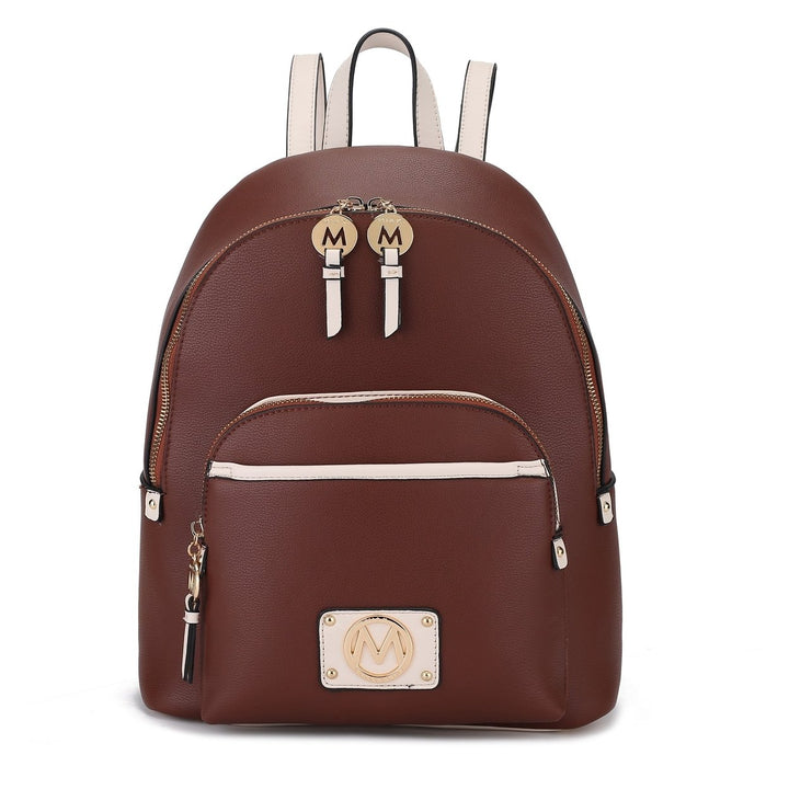 MKFCollection Alice Backpack - Vegan Leather Designer Handbag Image 4