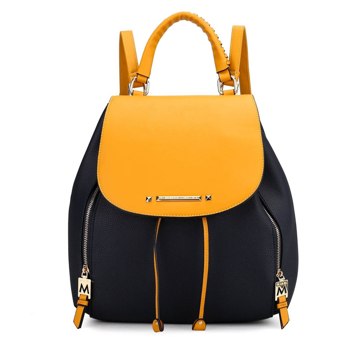 MKFCollection Kimberly Backpack - Vegan Leather Designer Handbag Image 10