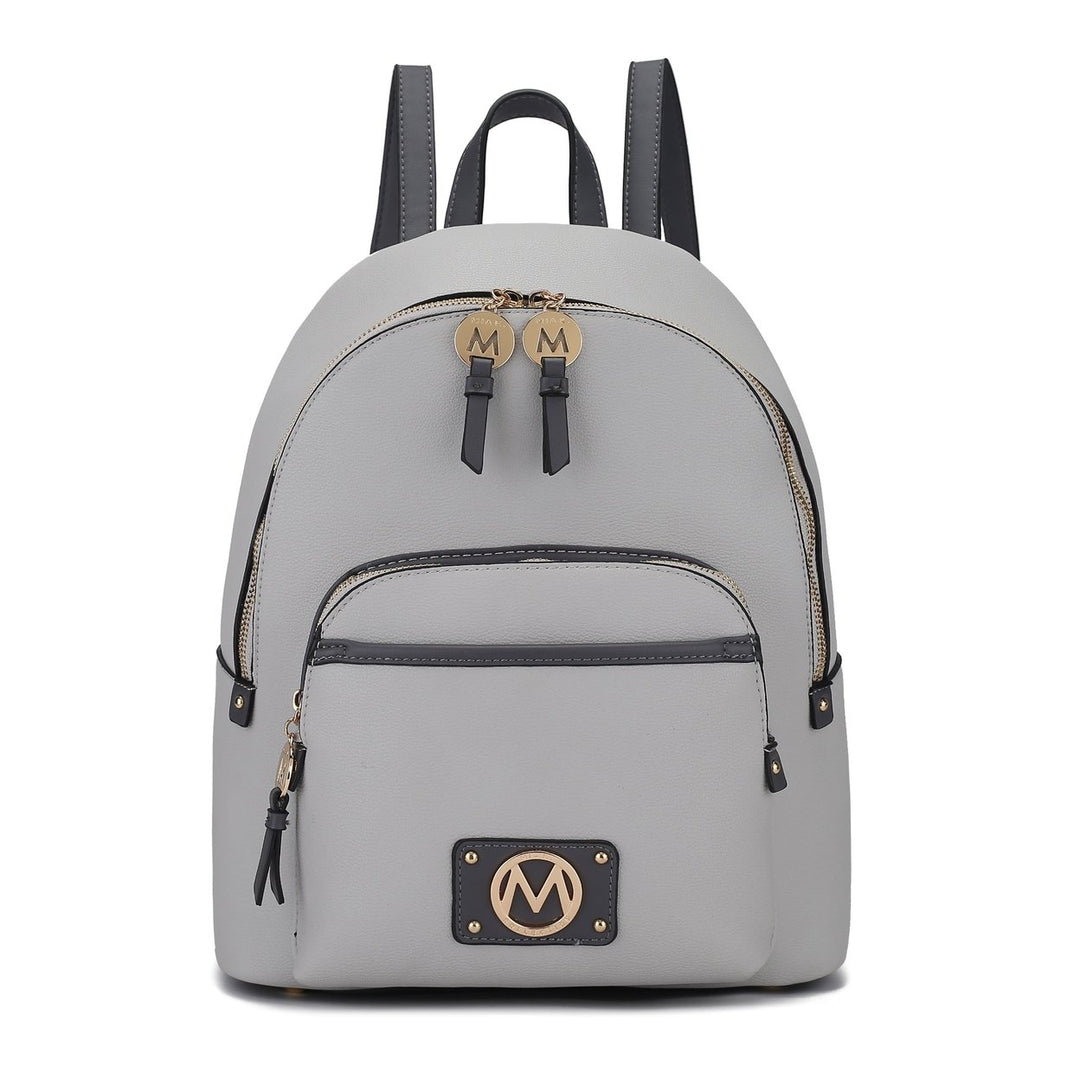 MKFCollection Alice Backpack - Vegan Leather Designer Handbag Image 1