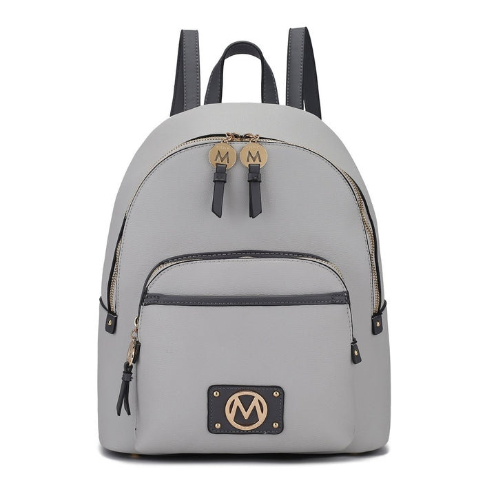 MKFCollection Alice Backpack - Vegan Leather Designer Handbag Image 1