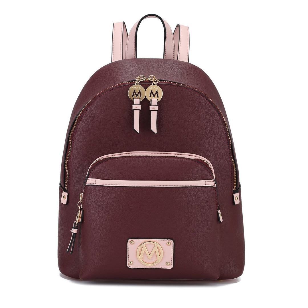 MKFCollection Alice Backpack - Vegan Leather Designer Handbag Image 1