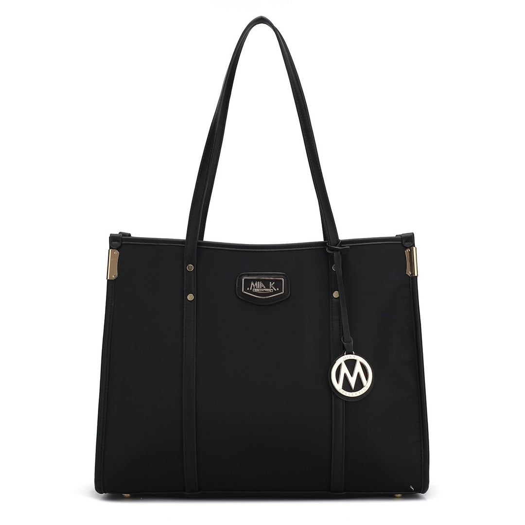 MKFCollection Kindred Oversize Tote - Vegan Leather Designer Handbag Image 3