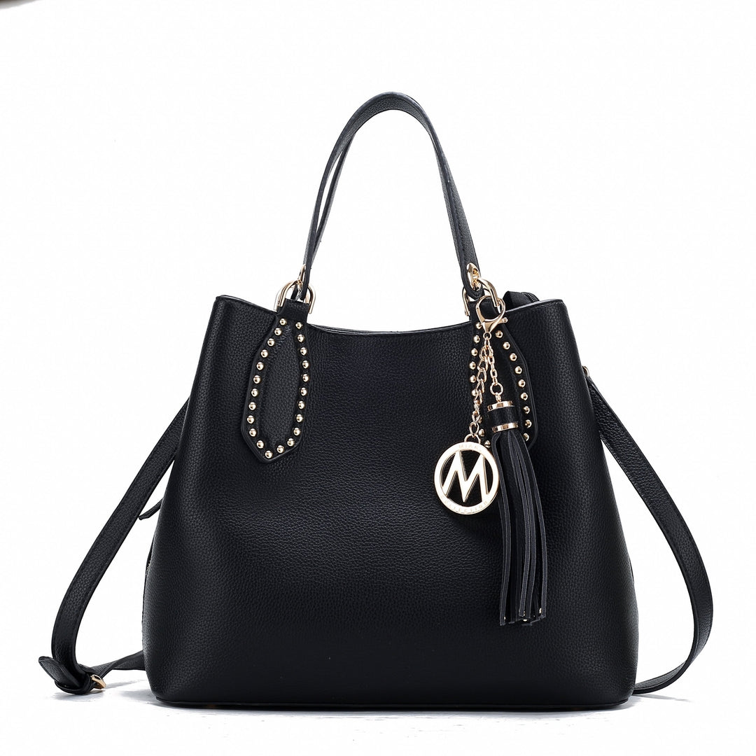 MKFCollection Lana Hobo Bag - Vegan Leather Designer Handbag Image 3