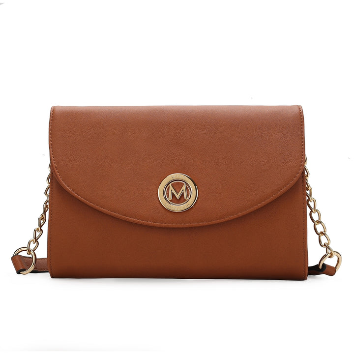 MKFCollection Andra Crossbody Bag - Vegan Leather Designer Handbag Image 7