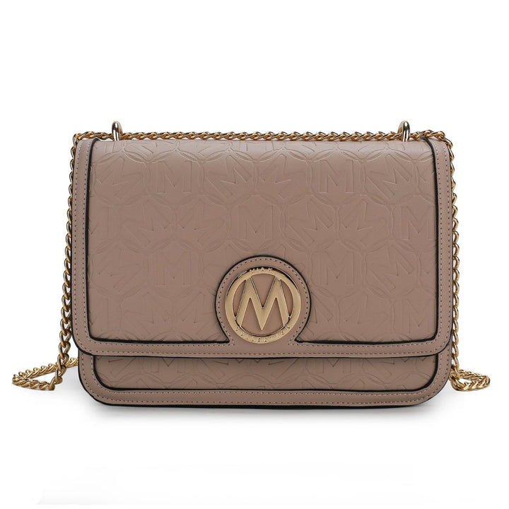 MKFCollection Amiyah Crossbody Bag - Vegan Leather Designer Handbag Image 11