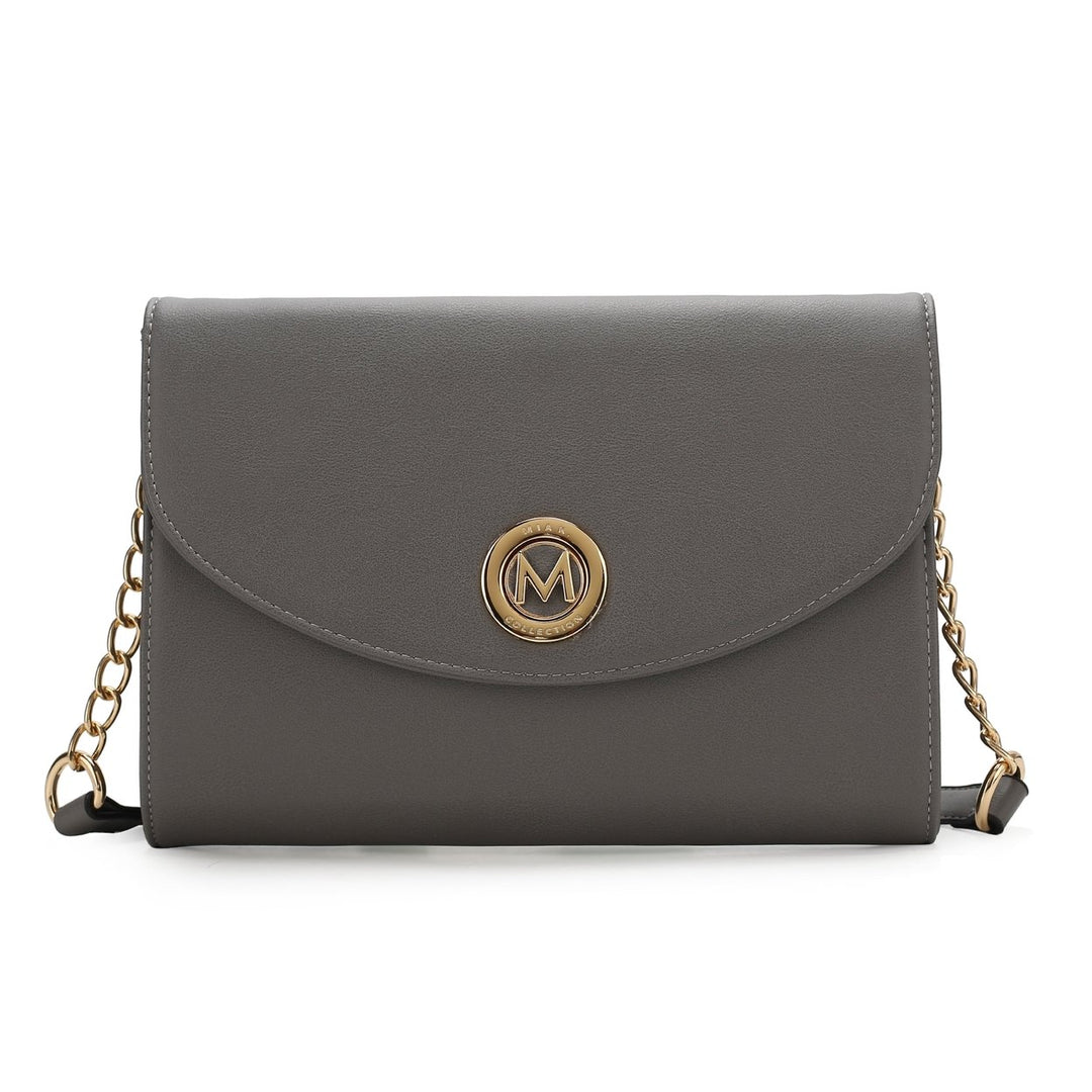 MKFCollection Andra Crossbody Bag - Vegan Leather Designer Handbag Image 8