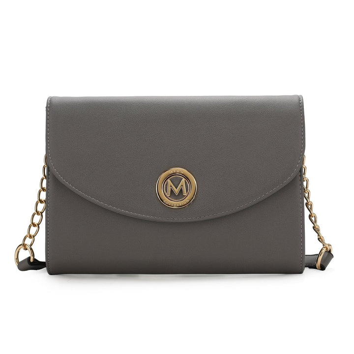 MKFCollection Andra Crossbody Bag - Vegan Leather Designer Handbag Image 8