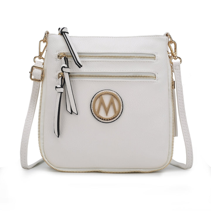 MKFCollection Angelina Crossbody Bag - Vegan Leather Designer Handbag Image 6